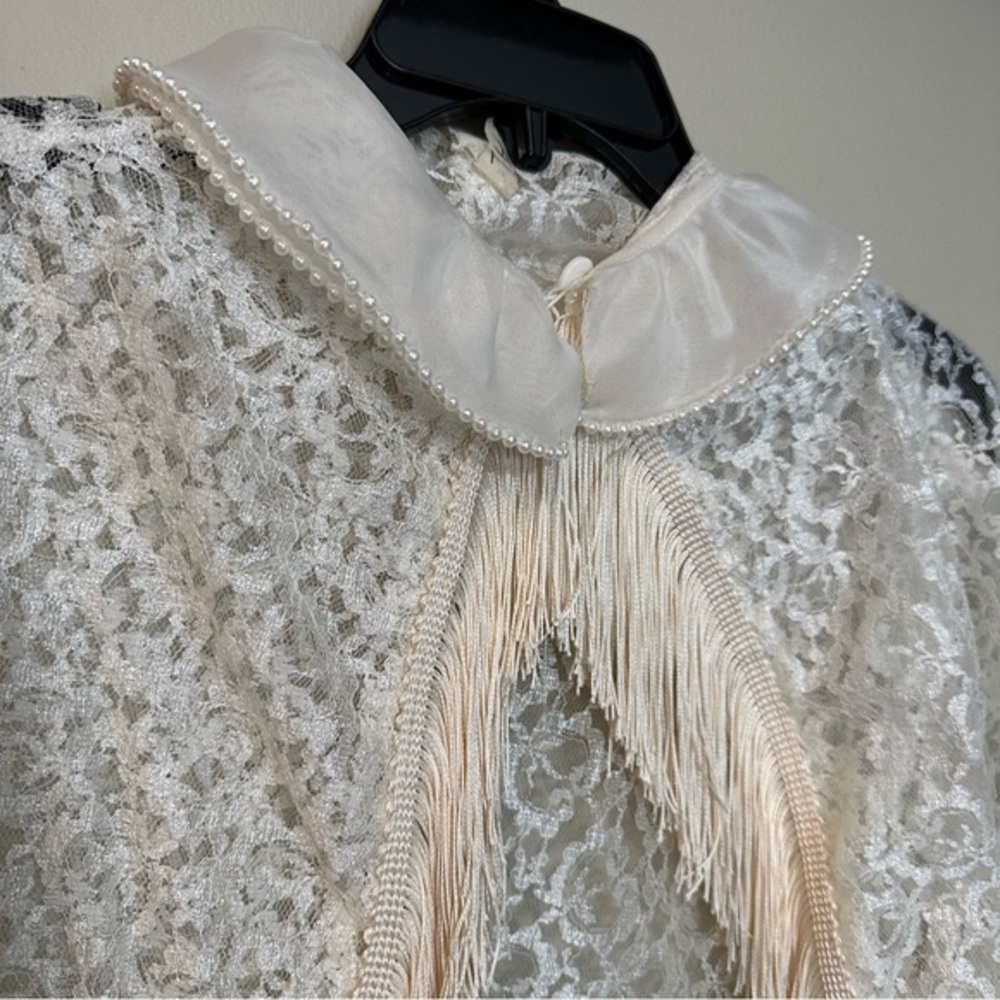 Vintage Fancy Western lace shawl shrug